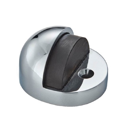 Raised Hooded Door Stop Polished Chrome