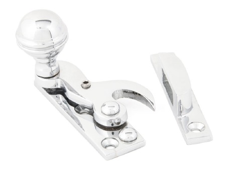 From The Anvil Hook Sash Fastener Polished Chrome