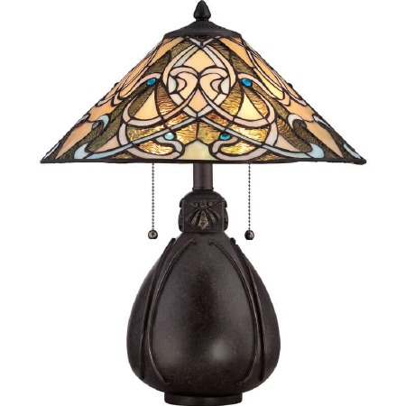 Quoizel India Tiffany Table Lamp