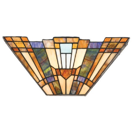 Quoizel Inglenook Tiffany 2 Light Wall Uplighter Valiant Bronze