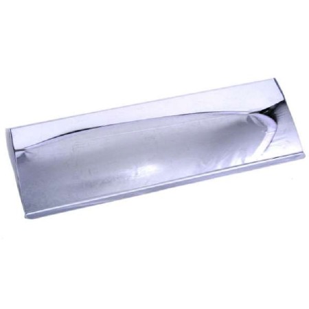 Internal Letter Box Flap Polished Chrome 280mm