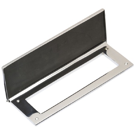 Internal Letter Plate/Tidy 12" Polished Chrome