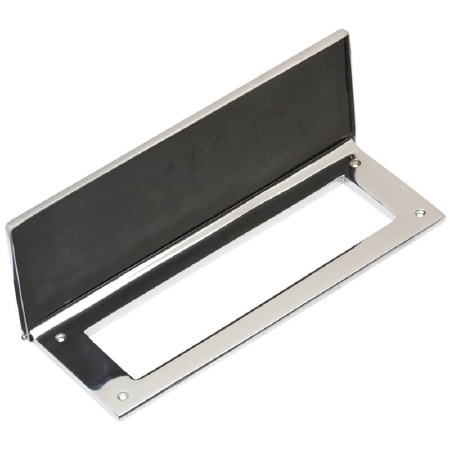 Internal Letter Plate/Tidy 10" Polished Chrome