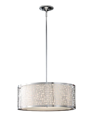 Feiss Joplin Large Pendant Light Polished Chrome
