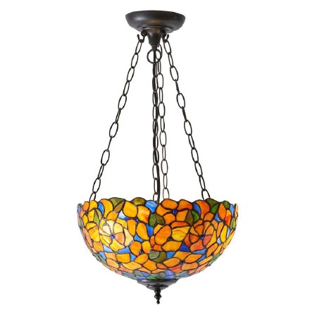Interiors 1900 Josette Tiffany Medium Inverted Pendant