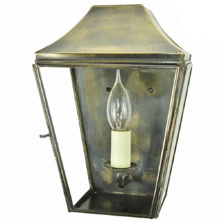 Knightsbrigde Half Small Lantern Renovated Brass