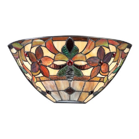 Quoizel Kami Tiffany Wall Uplighter Vintage Bronze