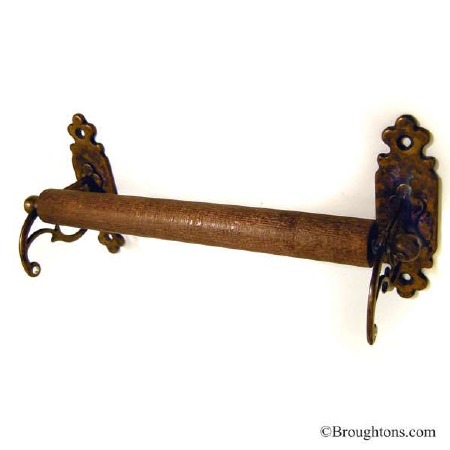 Kitchen Roll Holder Antique Brass