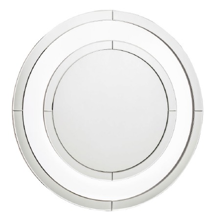 Laura Ashley Evie Round Mirror 60cm - Broughtons Lighting & Ironmongery