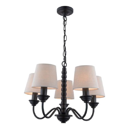 Laura Ashley Norbury 5 Light Chandelier Matt Black