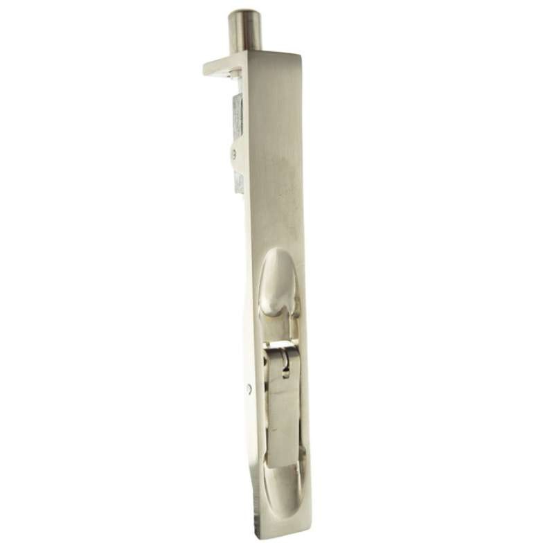 Lever Flush Bolt 6" Satin Nickel Broughtons Lighting & Ironmongery