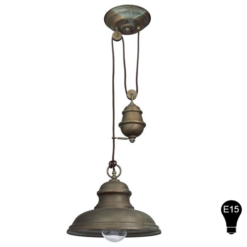 1596 E15 Usa Rise Fall Pendant Light Broughtons Lighting