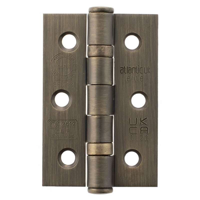 Grade 7 Ball Bearing Butt Hinges 3 X 2 Urban Bronze Broughtons Lighting And Ironmongery 1411