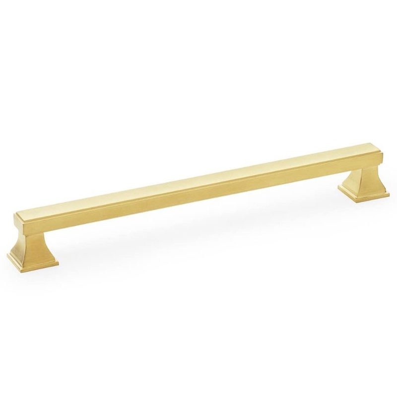 Jesper Pull Handle 224mm Satin Brass PVD - Broughtons Lighting & Ironmongery