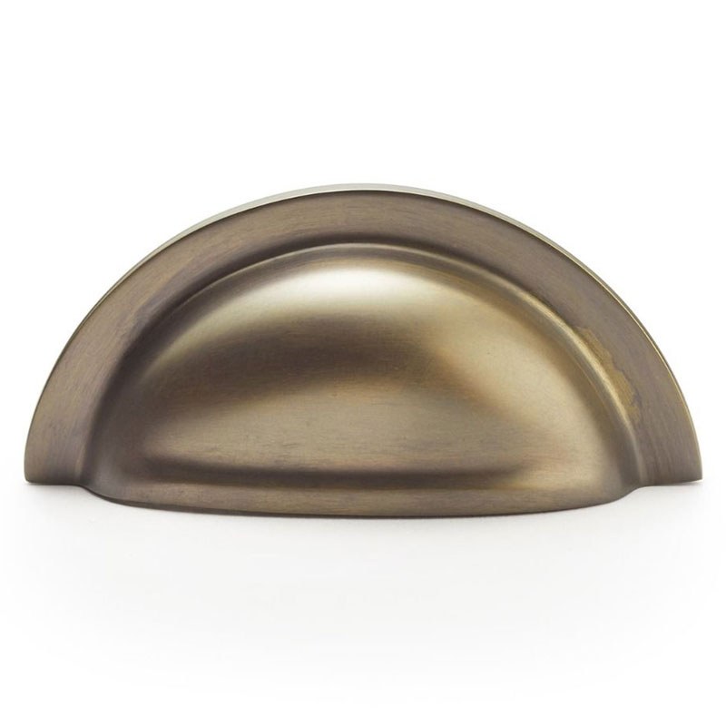 Aged Brass 4 Plain Cup Handle