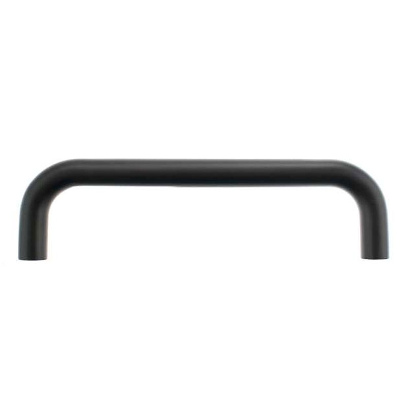 D Shape Door Pull Handle 225mm Matt Black - Broughtons Lighting ...