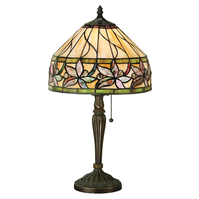 Interiors 1900 Ashtead Small Tiffany Table Lamp - Broughtons Lighting ...