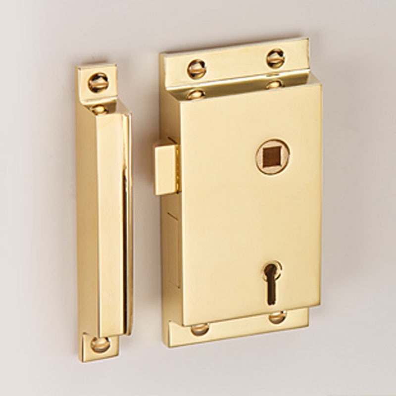 Flanged Upright Rim Lock 2.5