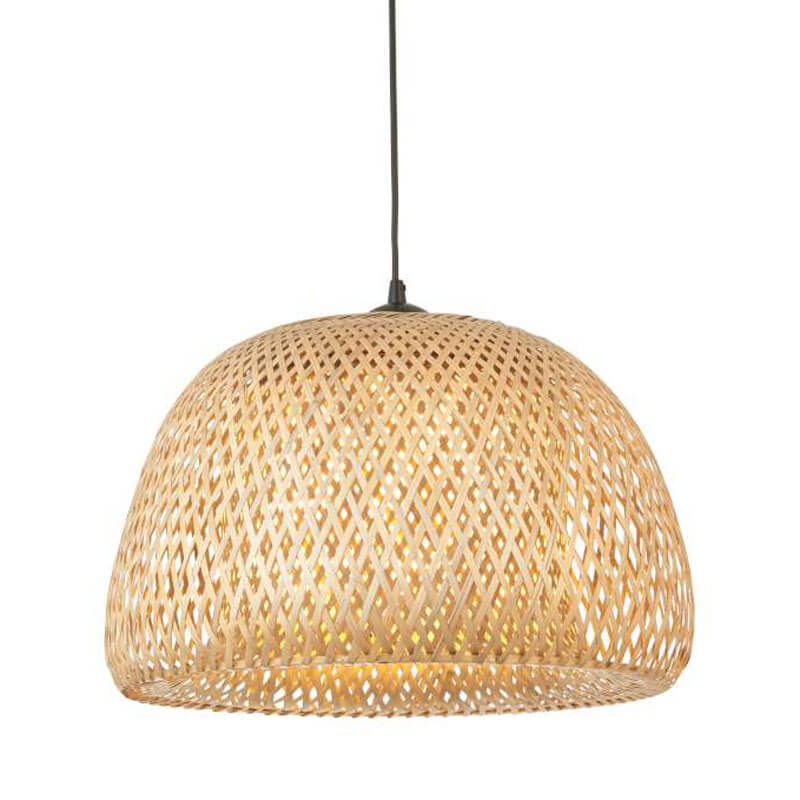 Bali Elongated Bamboo Pendant - Broughtons Lighting & Ironmongery