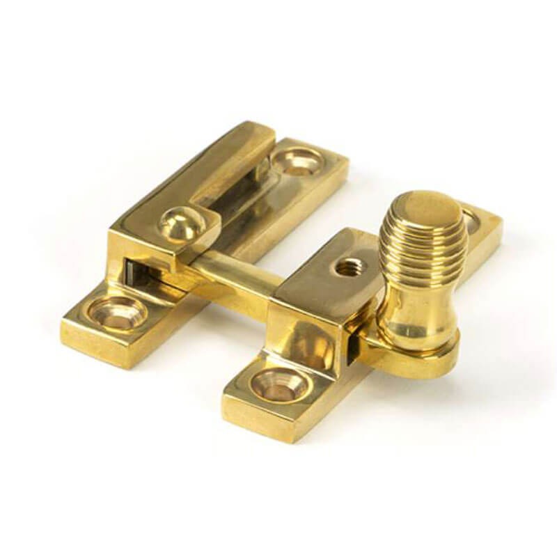 From The Anvil Beehive Quadrant Fastener Polished Brass Broughtons Lighting & Ironmongery