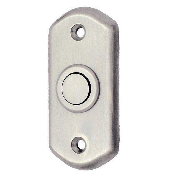 Door Bell Push Satin Chrome Broughtons Lighting & Ironmongery