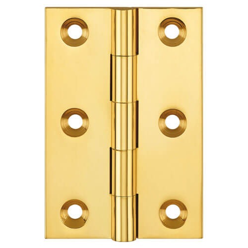 Butt Hinge 1010 75x51mm Polished Brass Unlacquered - Broughtons ...