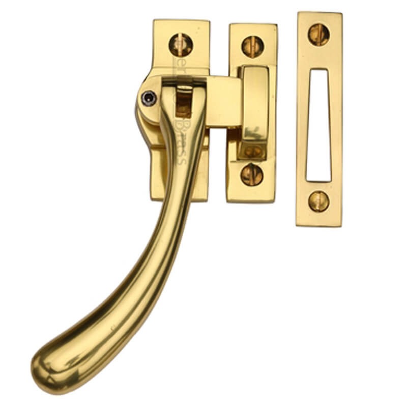 Locking Fasterer Heritage Locking Ball Casement Fastener V1008L MP/HP Polished Brass ...
