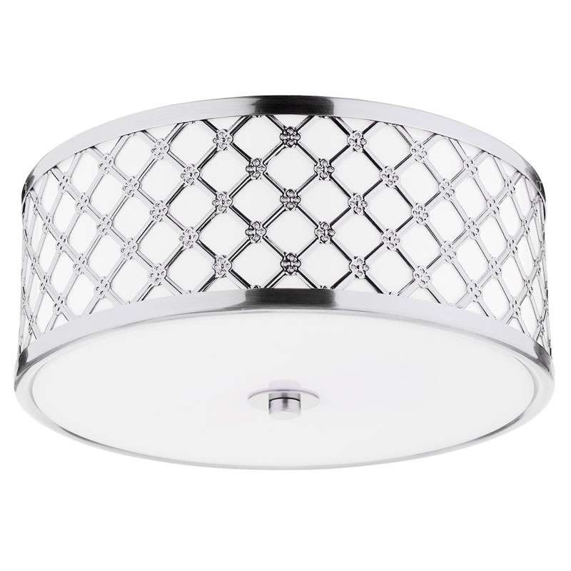 Civic Flush Ceiling Light Polished Chrome Broughtons Lighting & Ironmongery