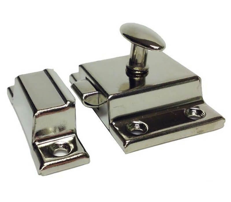 Classic Cupboard Catch Nickel Plated Finish Broughtons Lighting