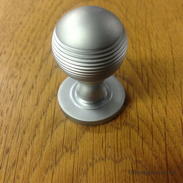 Samuel Heath Cupboard Door Knob 19mm Satin Chrome Broughtons Lighting & Ironmongery