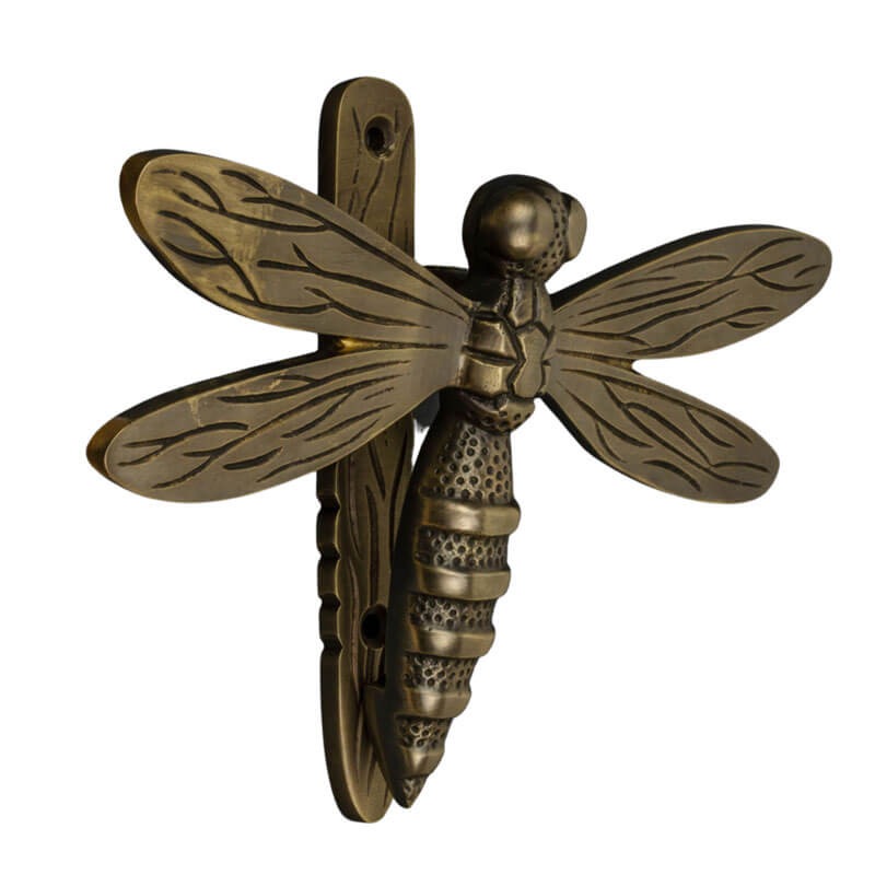 Dragonfly Door Knocker Bronze - Broughtons Lighting & Ironmongery