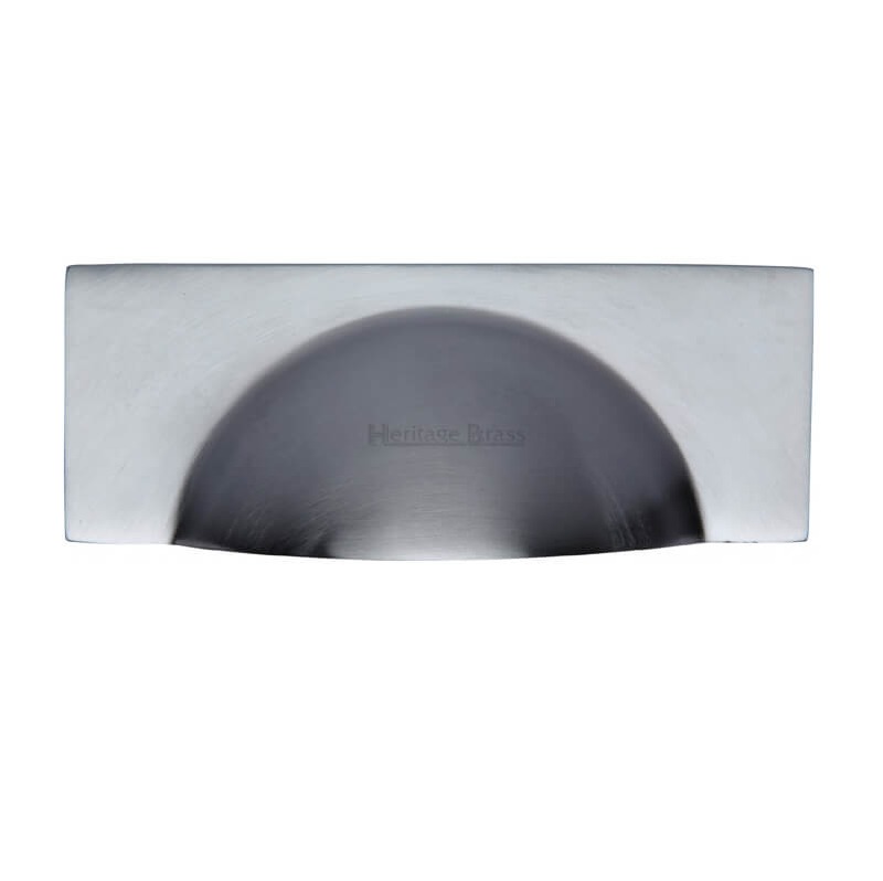 Heritage Drawer Pull C2764 Satin Chrome - Broughtons Lighting & Ironmongery