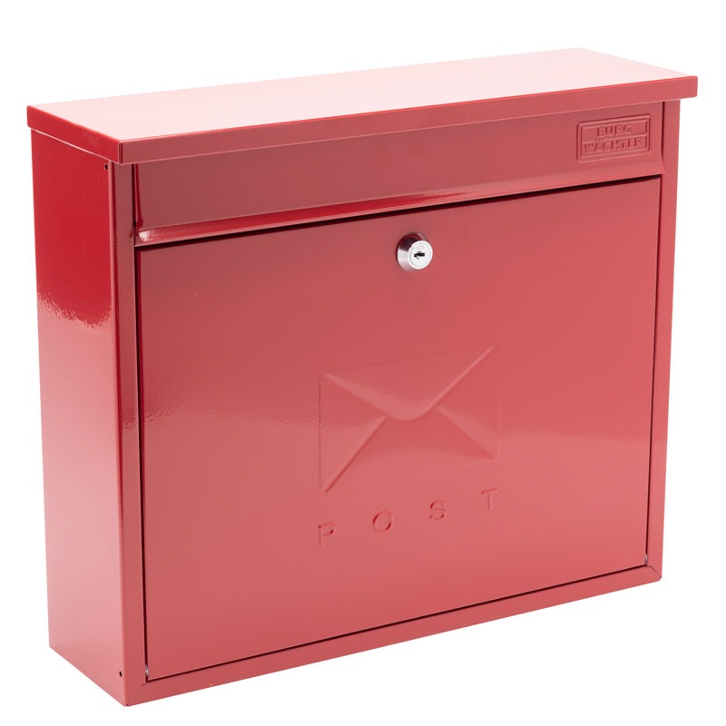 Elegance MB02 Post Box Pillarbox Red - Broughtons Lighting & Ironmongery