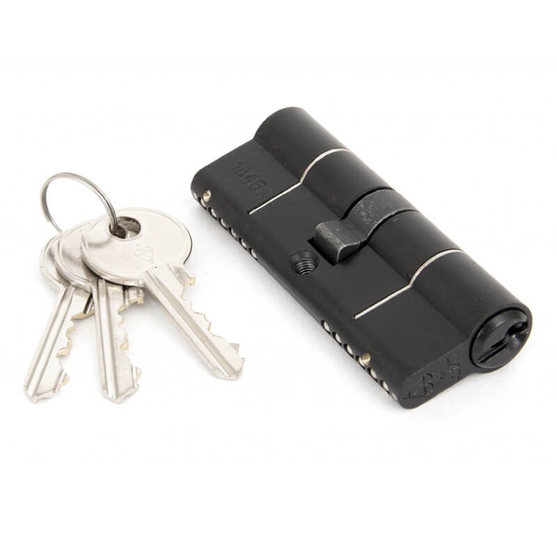 From The Anvil Euro Lock Cylinder 40/40 Black Keyed Alike Broughtons