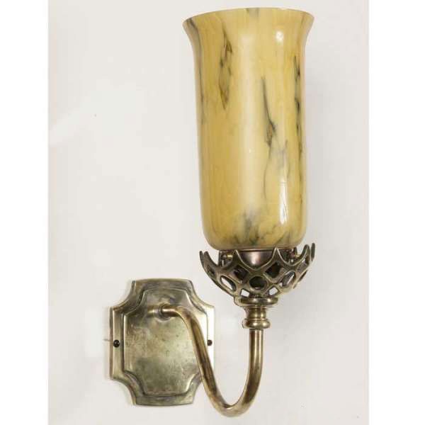 Gothic Wall Light, Light Antique Brass Broughtons Lighting & Ironmongery