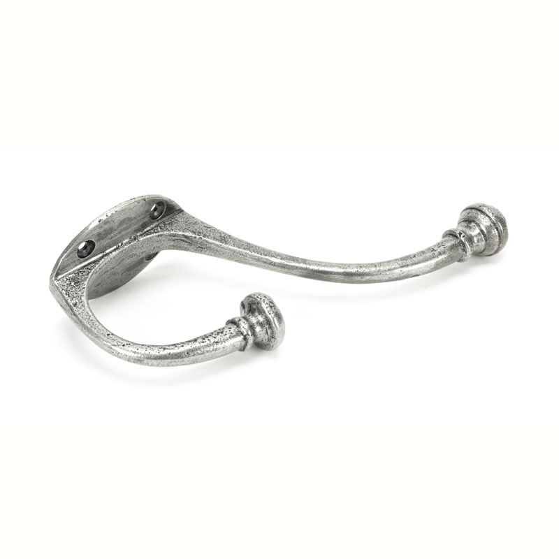 From The Anvil Hat & Coat Hook Pewter Broughtons Lighting & Ironmongery