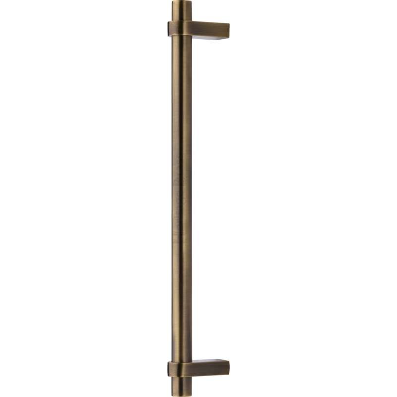 Heritage Industrial Door Pull Handle V2485 353mm Antique Brass