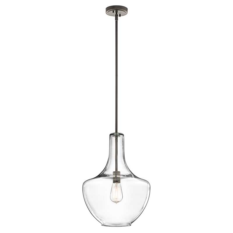 Kichler Everly Pendant Light Medium Olde Bronze - Broughtons Lighting 