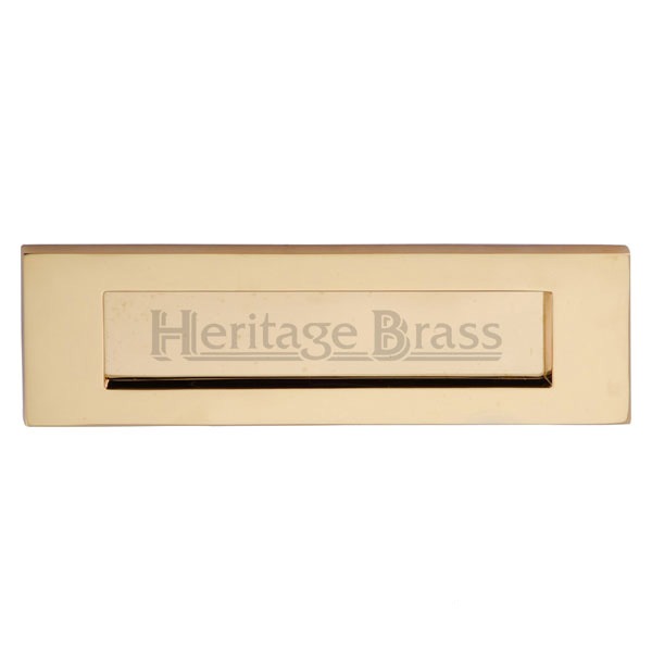 Heritage Victorian Letter Plate V850 Polished Brass Lacquered 254