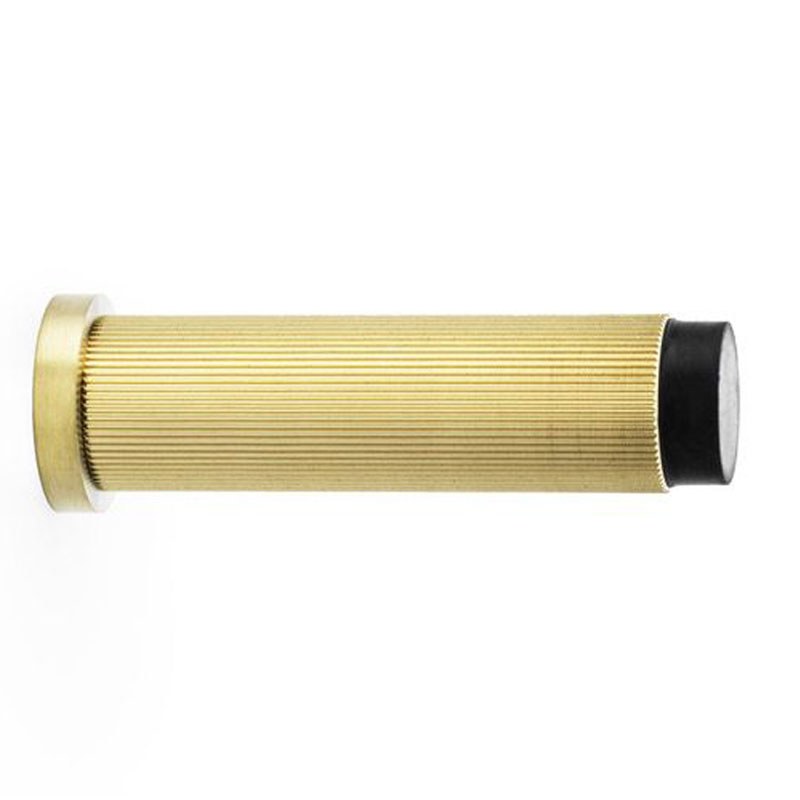 Linear Door Stop Satin Brass PVD - Broughtons Lighting & Ironmongery