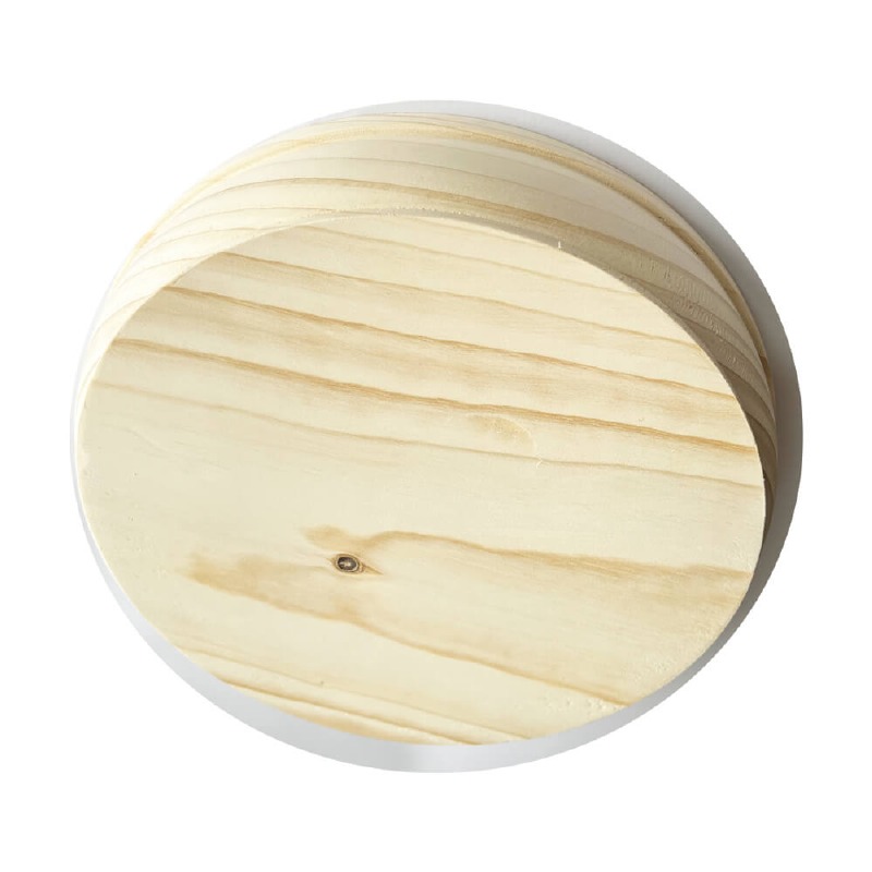 large wooden ceiling rose