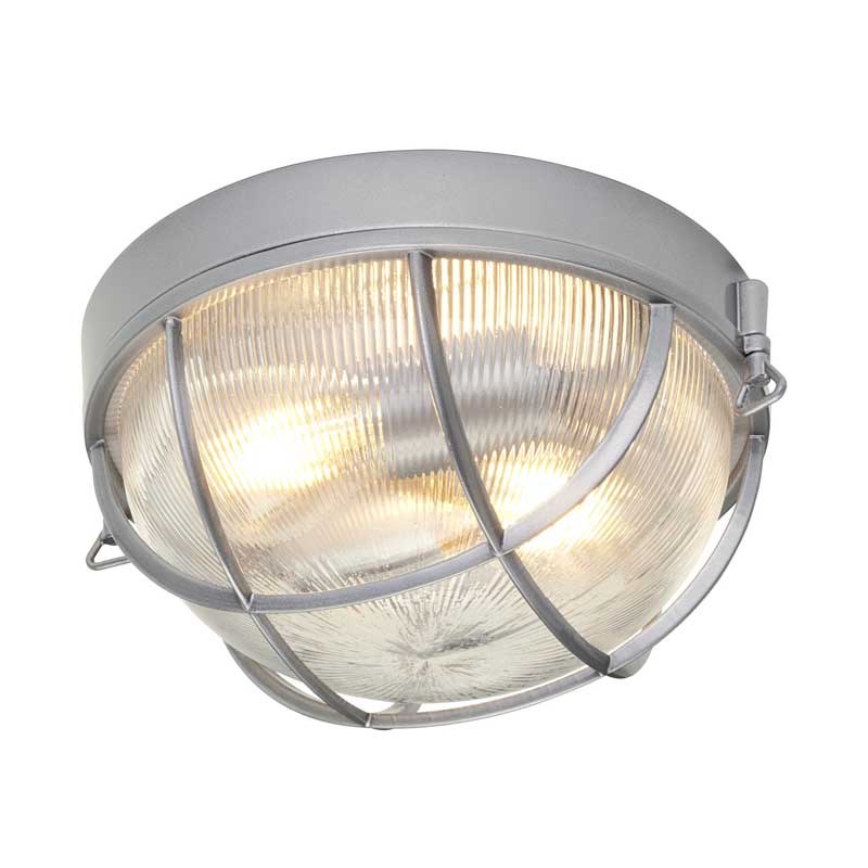 Hinkley Marina Outdoor Flush Mount Wall Light Hermatite Hinkley Marina Outdoor Flush Mount Wall