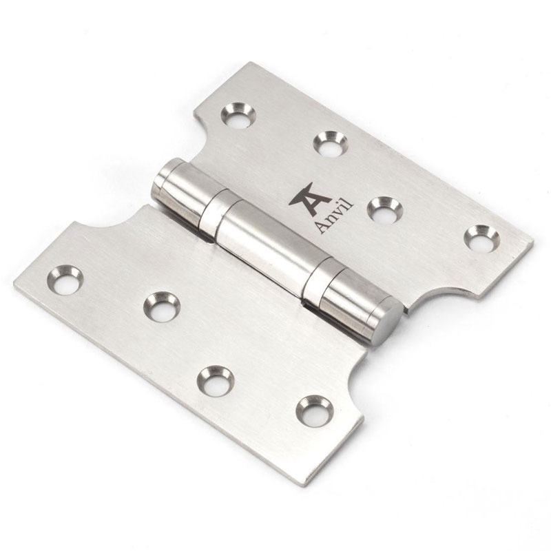 From The Anvil Parliament Hinges 4" x 2" x 4" Satin Stainless Steel