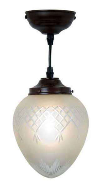 Pineapple Ceiling Pendant Light Low Energy Metal Antique
