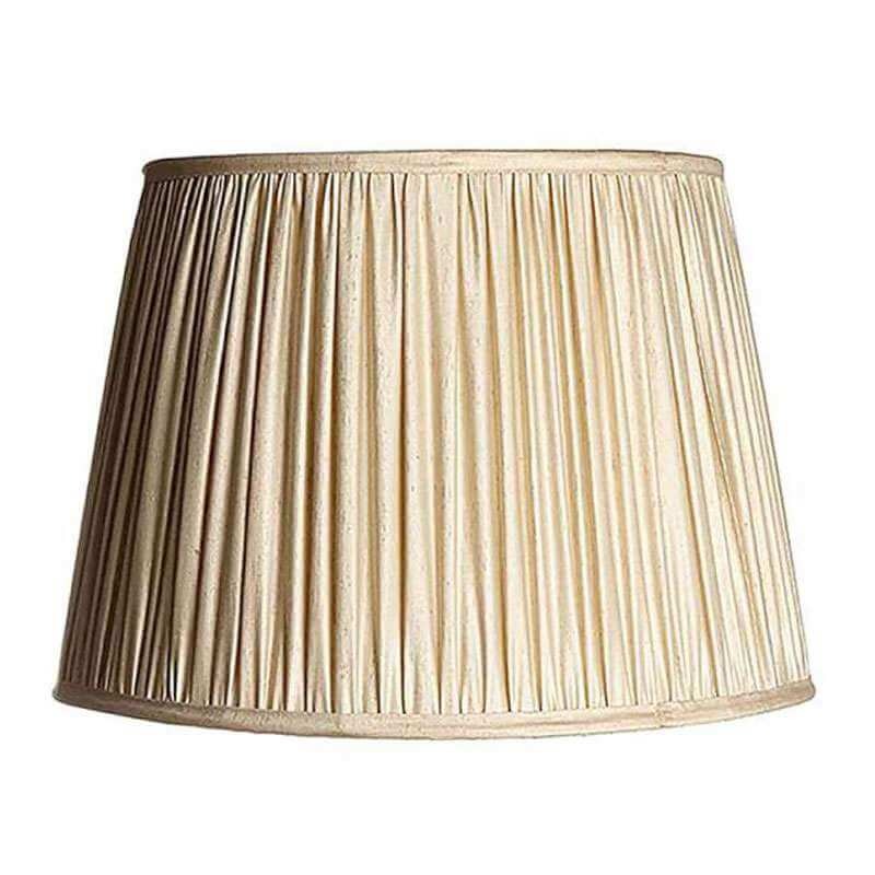 Empire Pleated Straight Shade 40cm Natural Broughtons Lighting