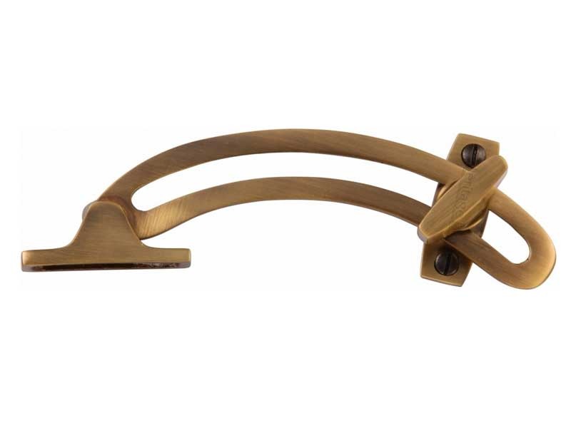 Heritage Quadrant Stay V1118 Antique Brass Broughtons Lighting