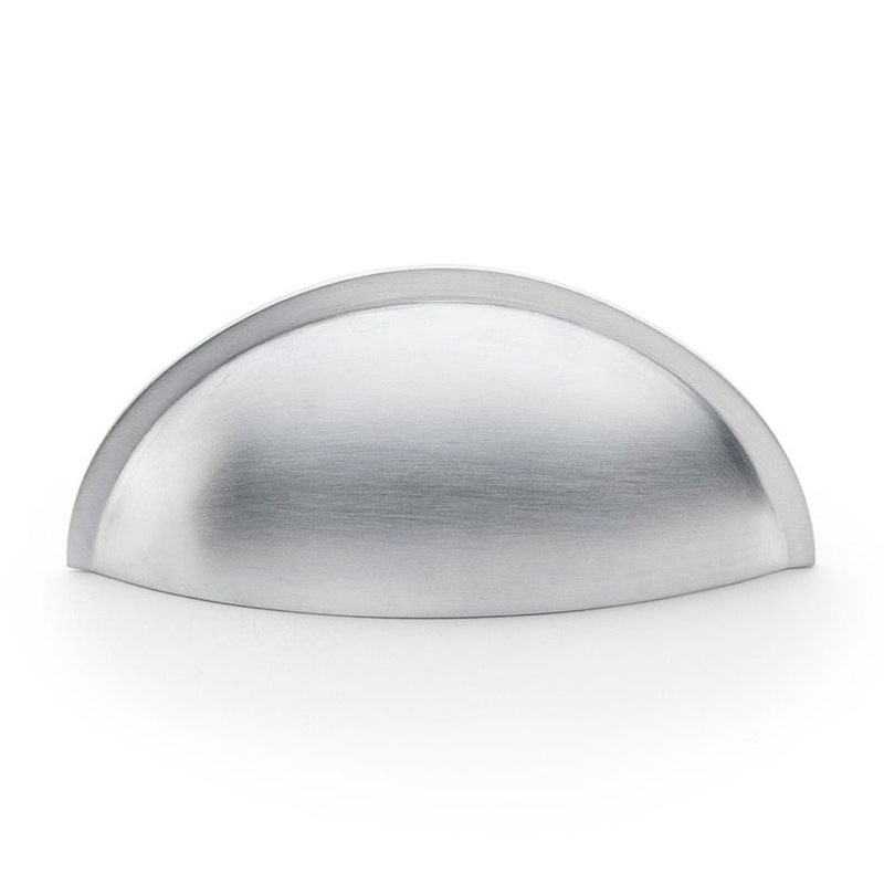 Quieslade Cup Pull Handle Satin Chrome Broughtons Lighting & Ironmongery