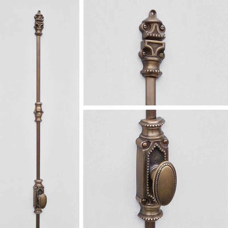 Regency Espagnolette Bolt Antique Satin Brass - Broughtons Lighting ...