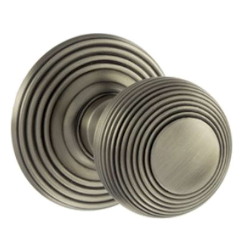 Ripon Mortice Door Knob Matt Gun Metal Broughtons Lighting & Ironmongery