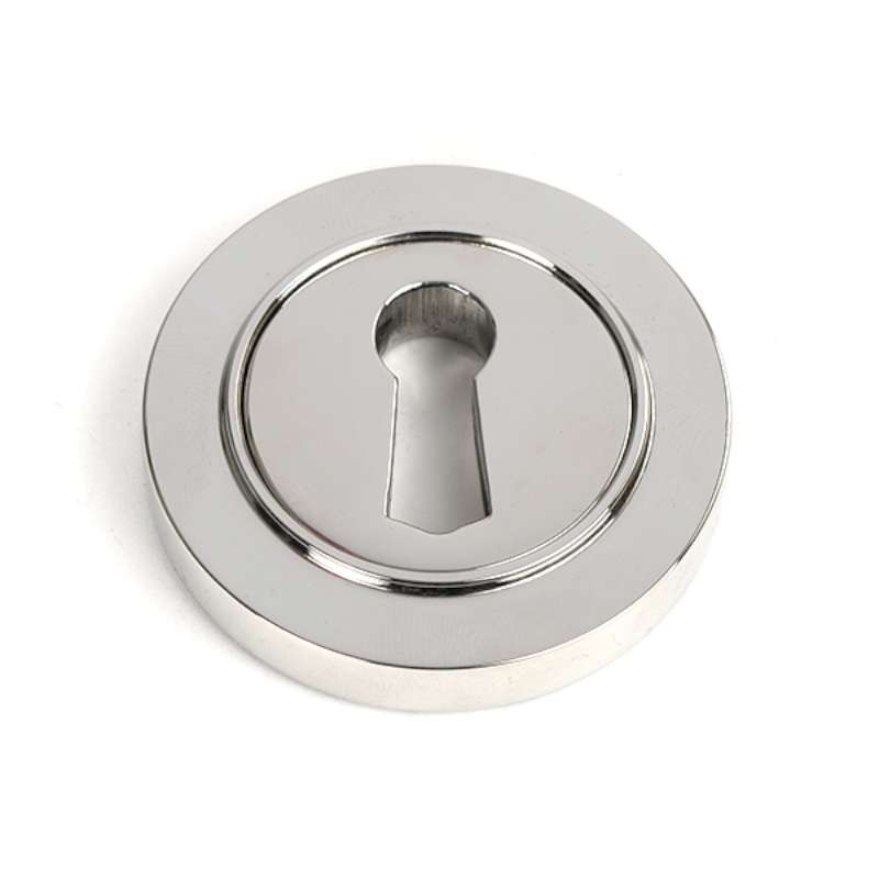 From The Anvil Round Escutcheon Plain Polished 316 Stainless Steel ...